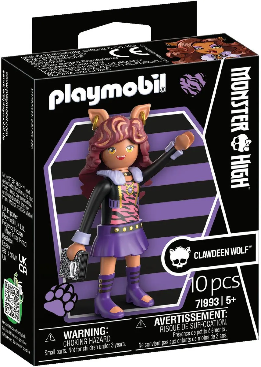 Playmobil Monster High Clawdeen Wolf Speelfiguur
