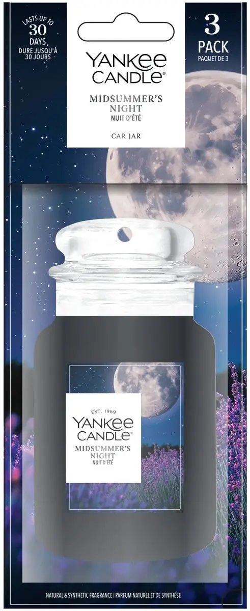 Yankee Candle Car Jar 3 stuks Midsummer’s Nights