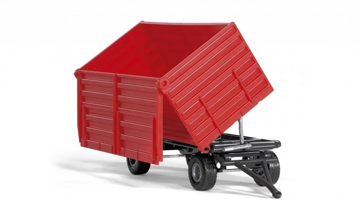 SIKU 2898 Twee-assige Aanhanger 1:32 - Rood