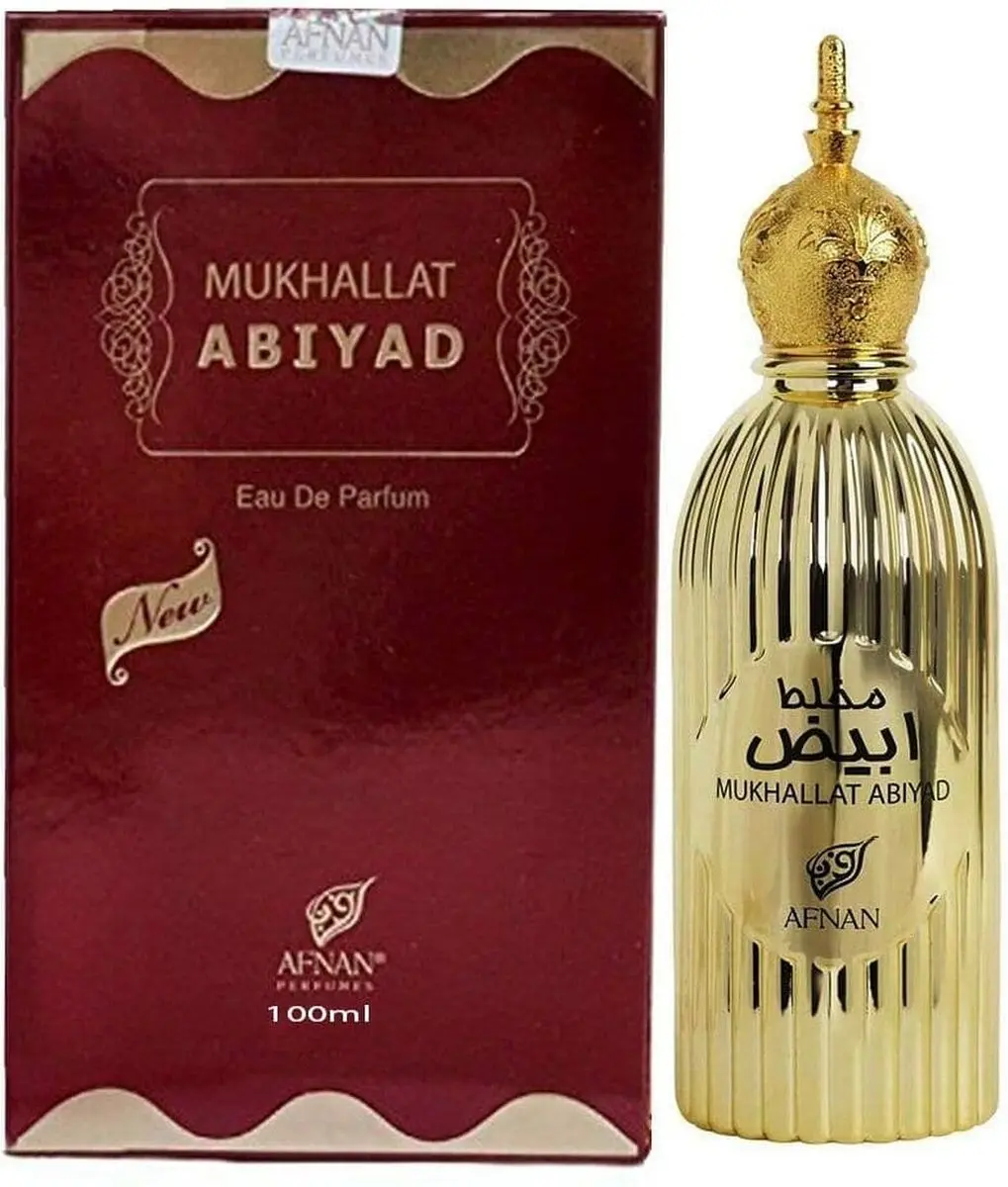 Afnan Mukhallat Abiyad EDP Unisex Parfum 100ml - afbeelding 2 van 3