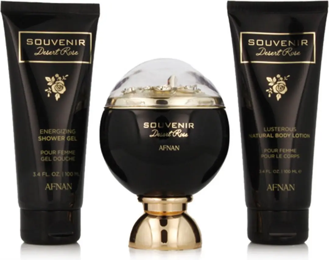 Afnan Souvenir Desert Rose Parfumset - 3x100ml