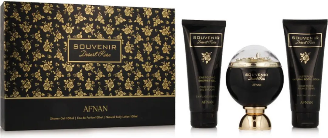 Parfumset voor Dames Afnan 3 Onderdelen Souvenir Desert Rose