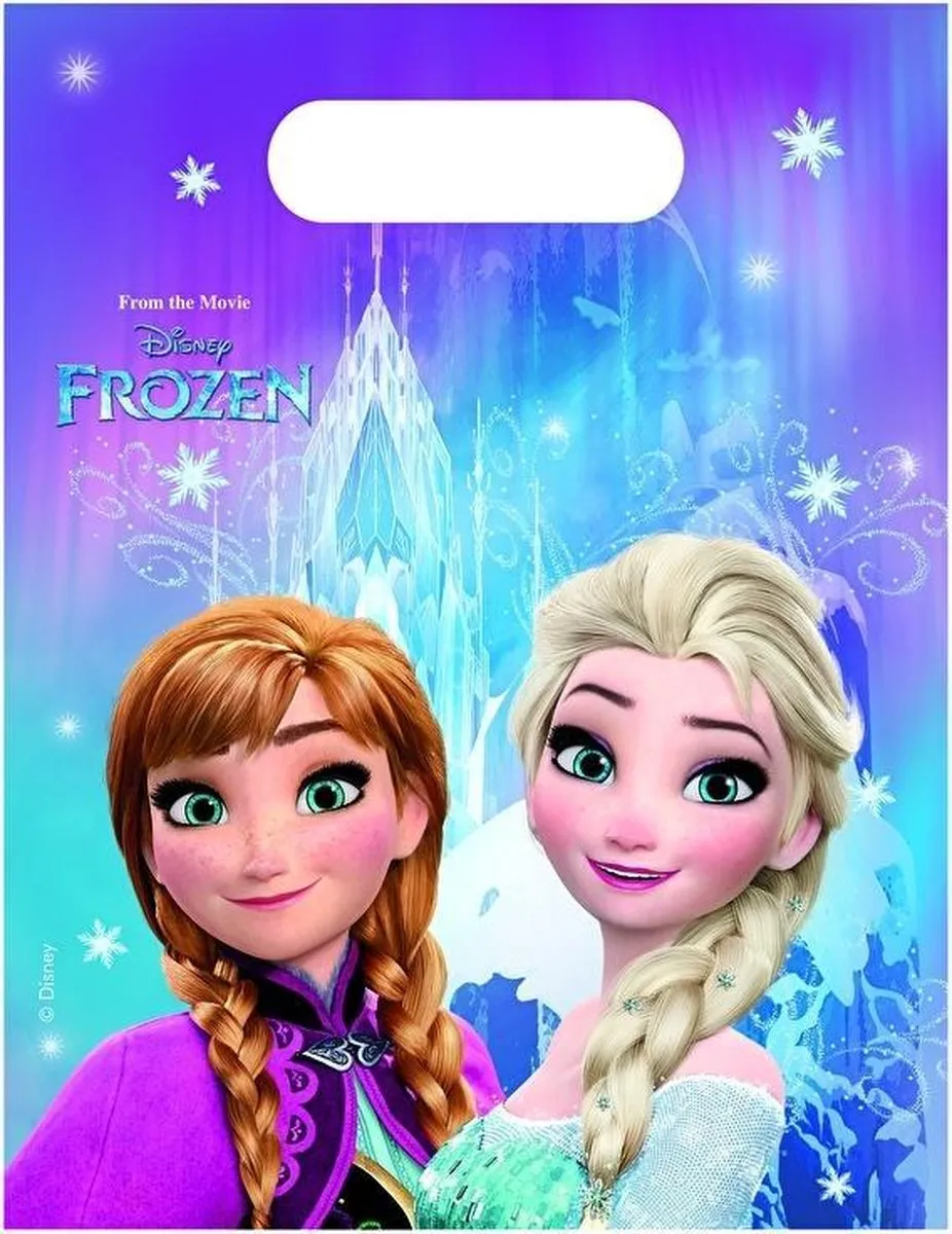 Disney Frozen Feestzakjes - One-size - 6 Stuks - afbeelding 3 van 3
