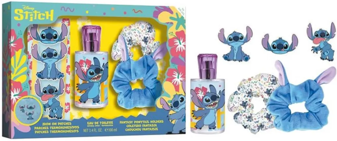 Lilo & Stitch Kinder EDT 100ml + Scrunchies & Patches