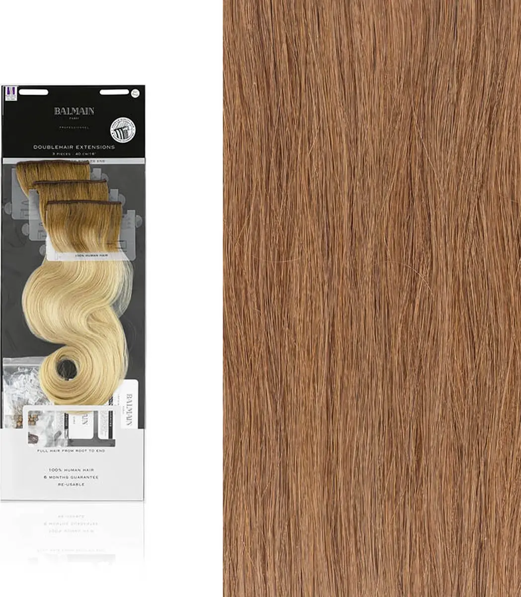 Balmain Hair Professional Double Hair Extensions 8A Blond - 3 Stuks