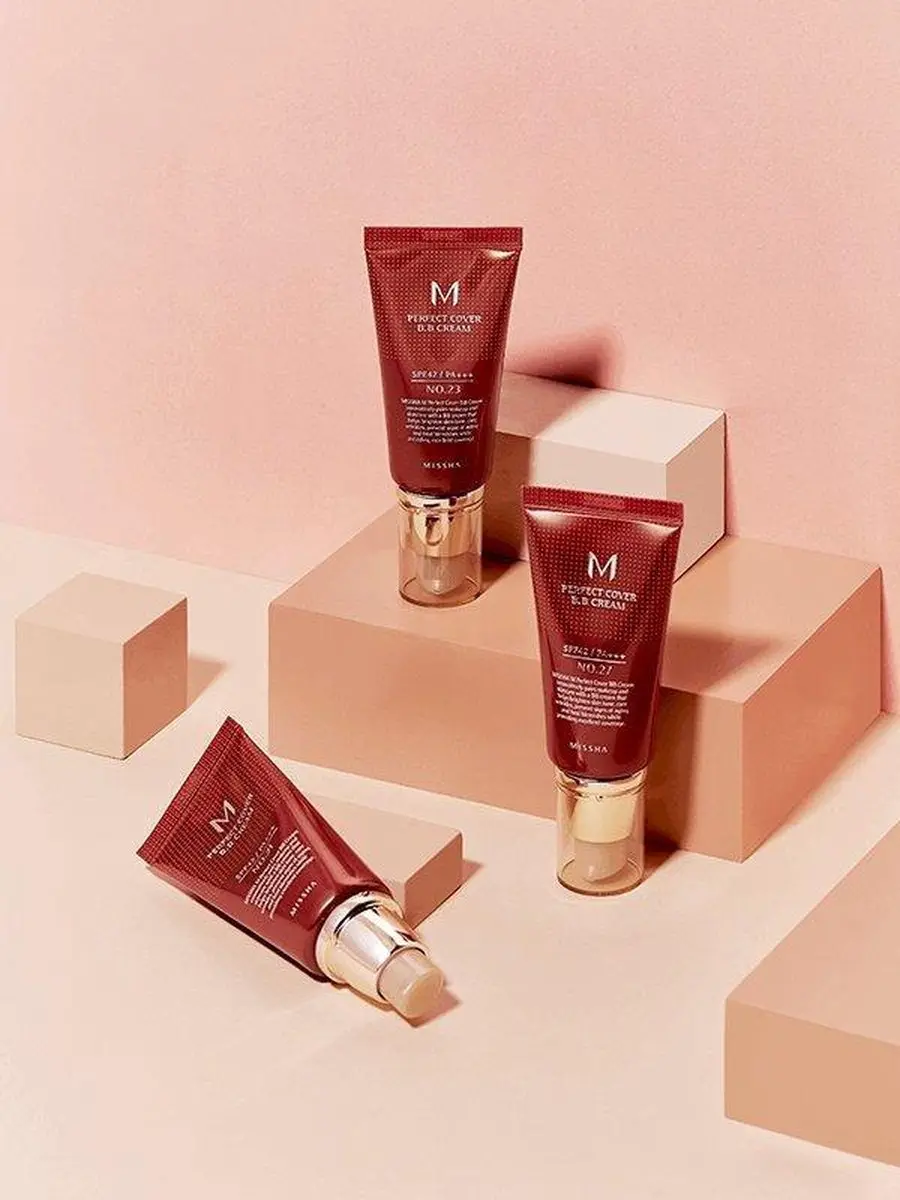 Missha Perfect Cover BB Cream SPF42 #27 Honey Beige 50ml - afbeelding 2 van 6