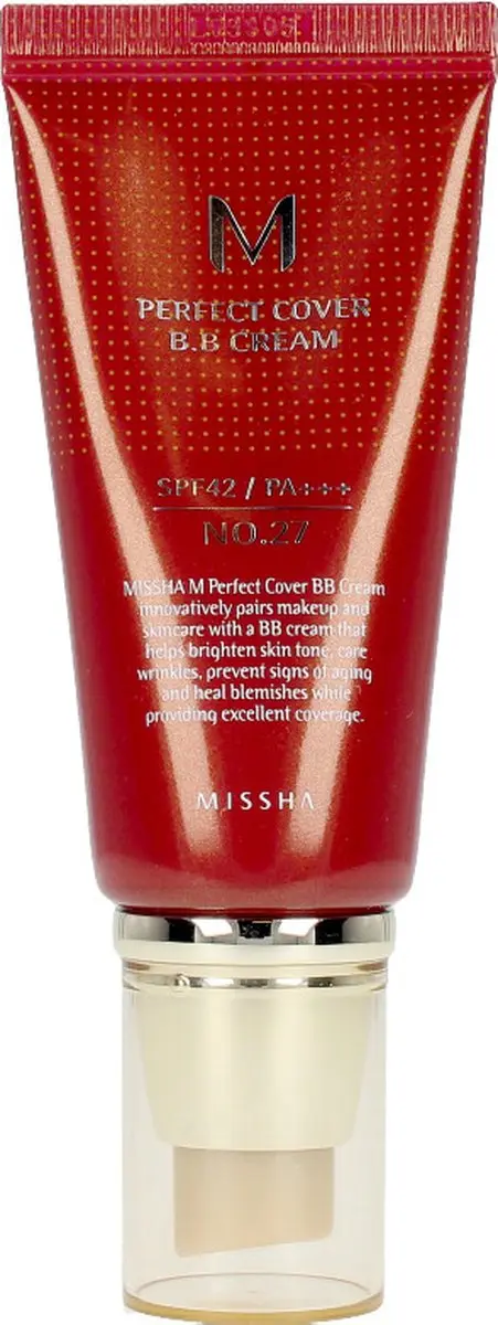 Missha Perfect Cover Bb Cream Spf42 27-honey Beige 50ml