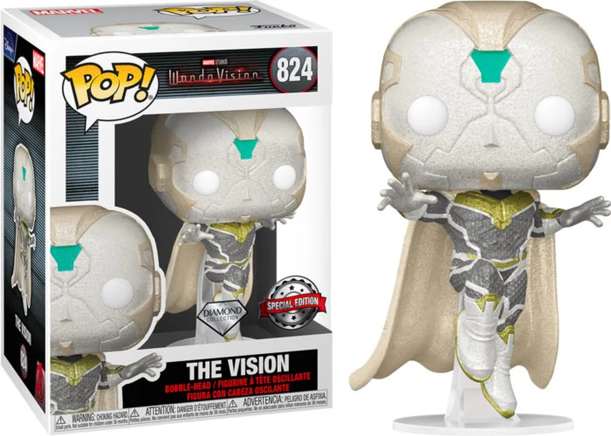 Funko Pop! WandaVision The Vision Diamond Glitter Exclusief