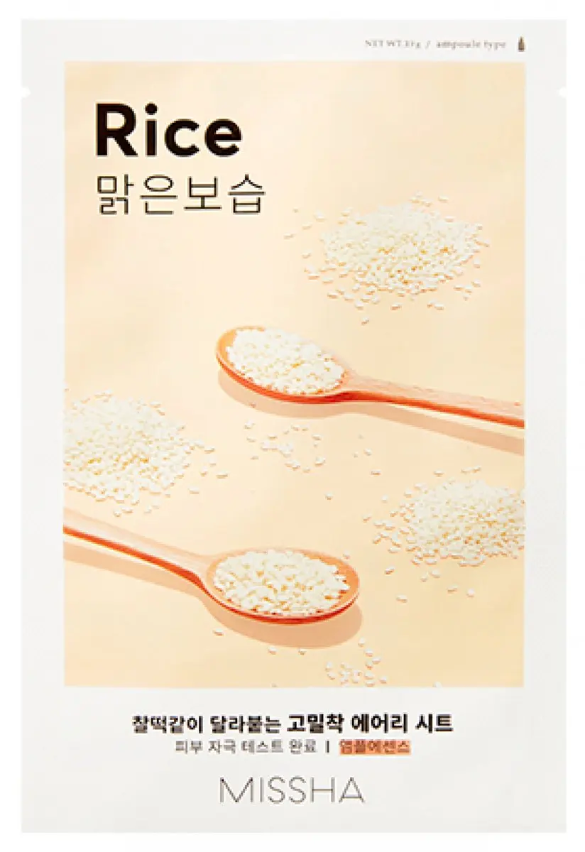 Missha Airy Fit Sheet Mask Rice 19g