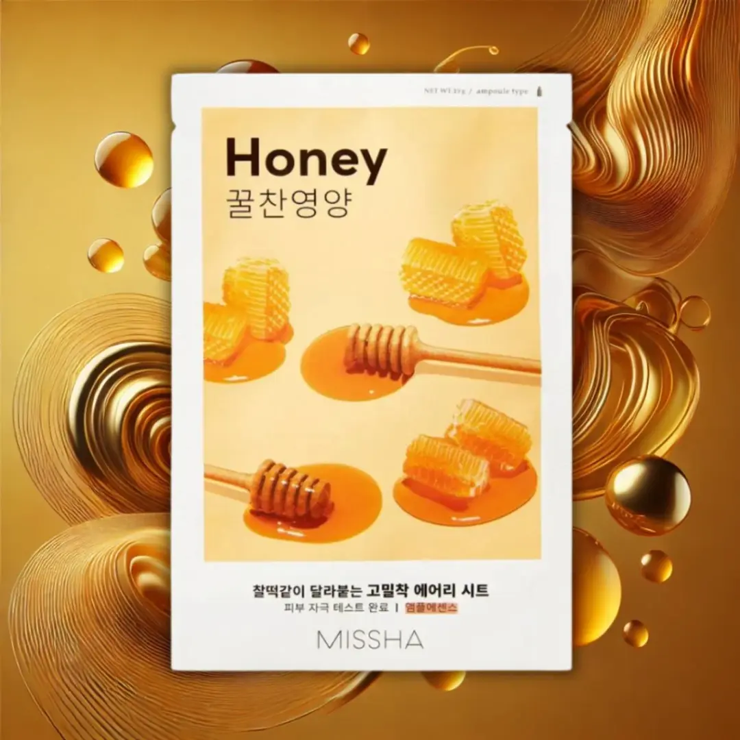 Missha Airy Fit Sheet Mask Honey - 19ml - afbeelding 3 van 3