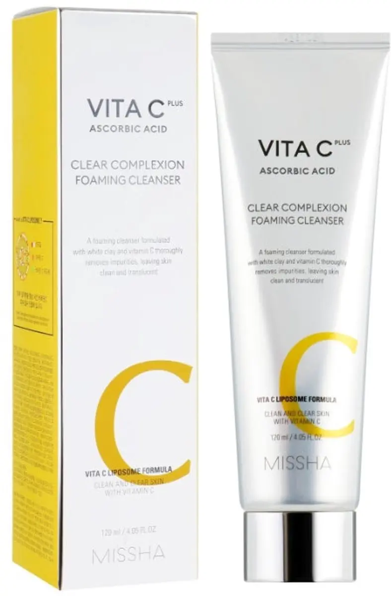 Missha Vita C Plus Clear Complexion Foaming Cleanser 120ml - afbeelding 3 van 5