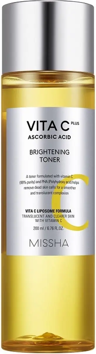 Missha Vita C Plus Ascorbic Acid Brightening Toner 200ml