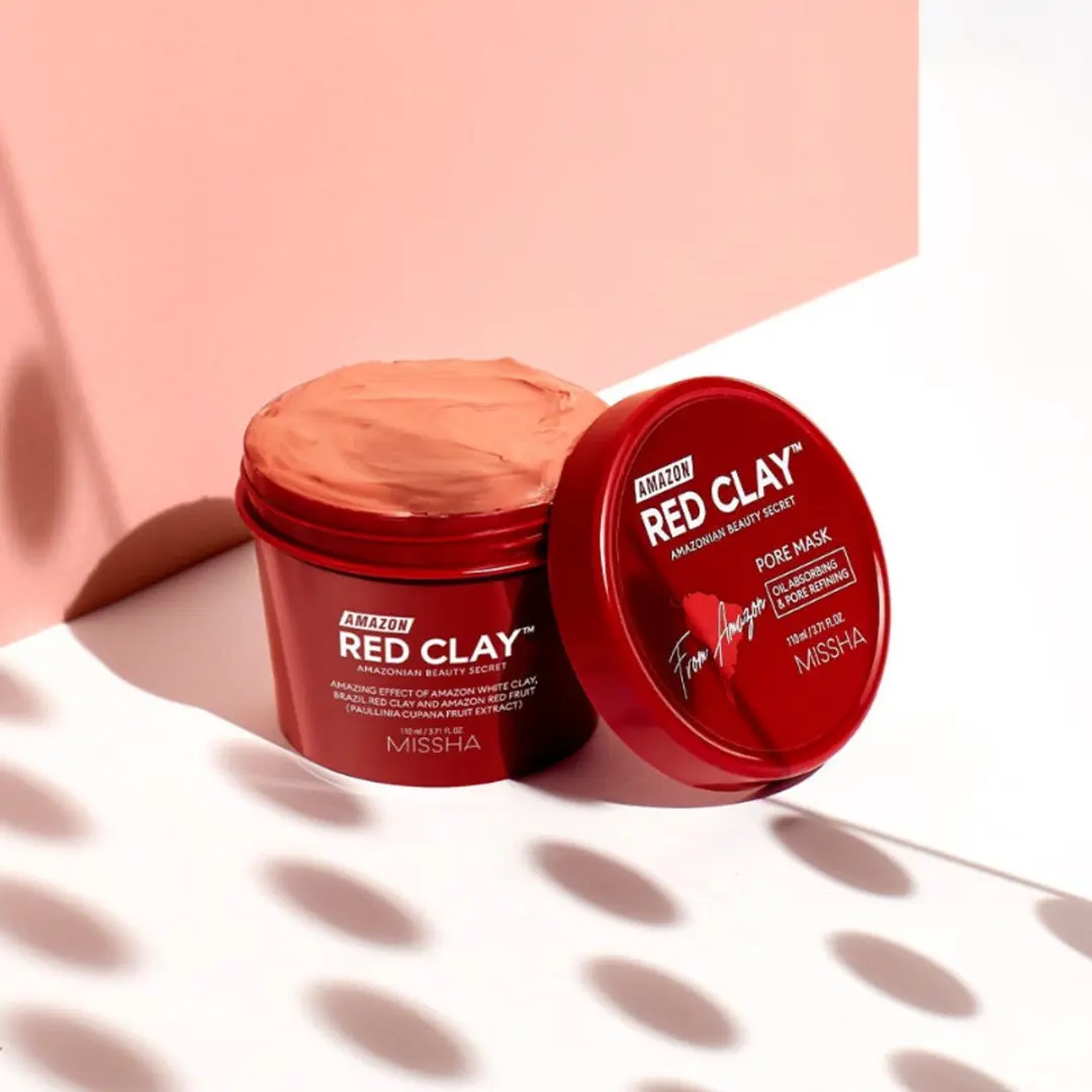 Missha Amazon Red Clay Pore Mask 110ml - afbeelding 2 van 5