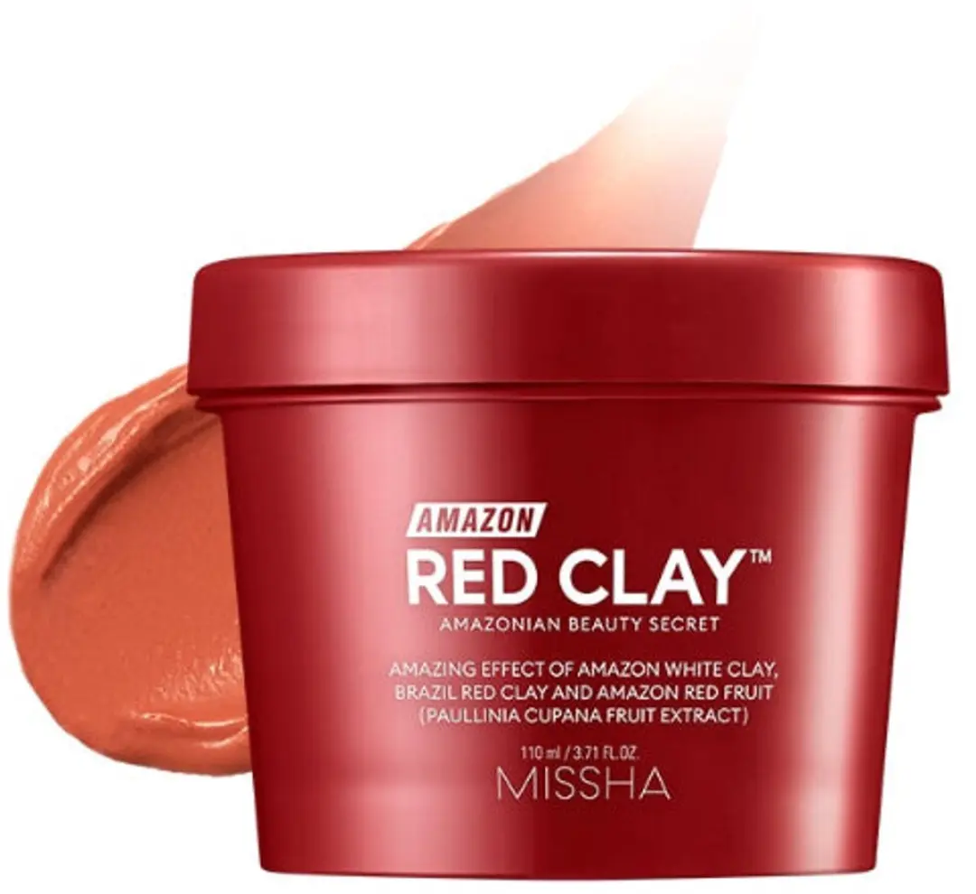 Missha Amazon Red Clay Pore Mask 110ml - afbeelding 5 van 5