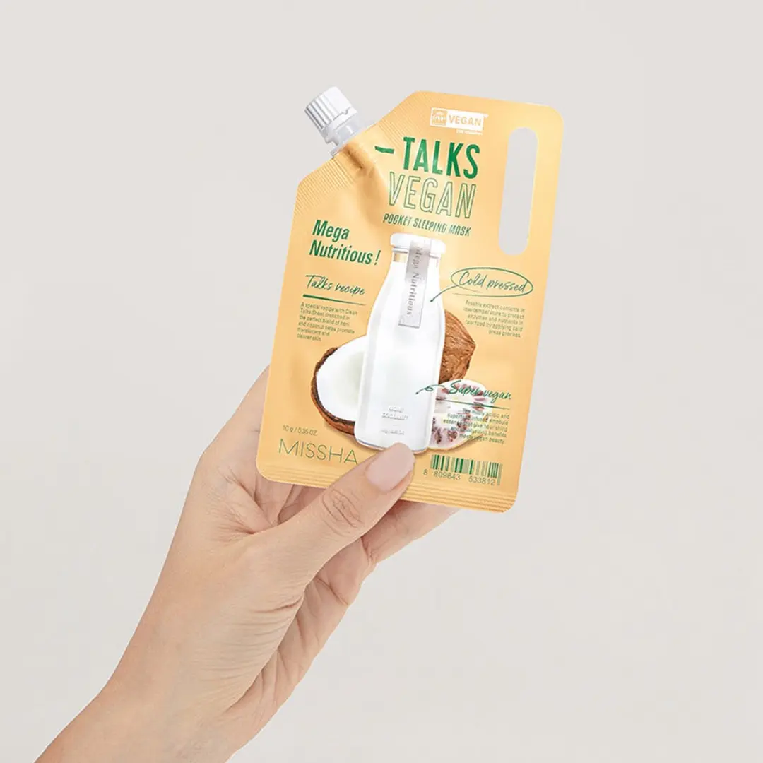 Missha Talks Vegan Squeeze Pocket Sleeping Mask 10ml - afbeelding 6 van 6
