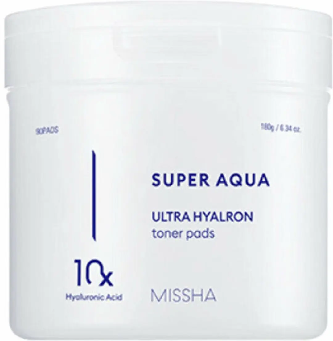 Missha Super Aqua Ultra Hyaluron Toner Pads 60 Stuks