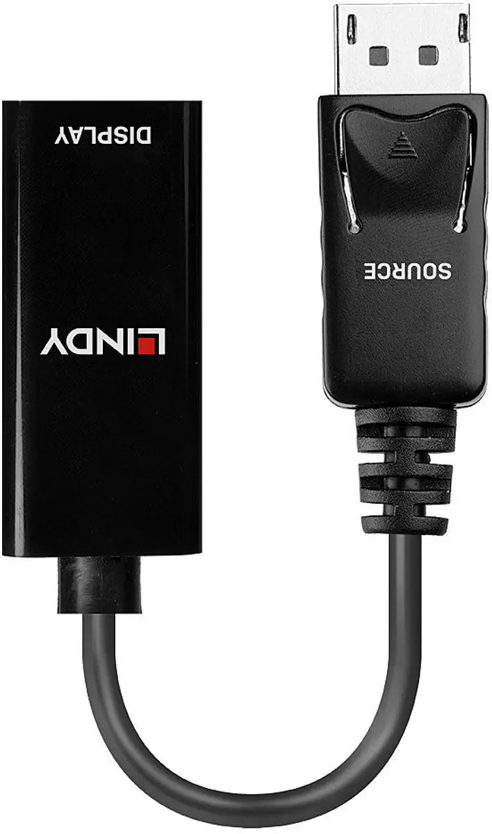 Lindy DisplayPort naar HDMI Adapter 4K - Zwart - afbeelding 5 van 6