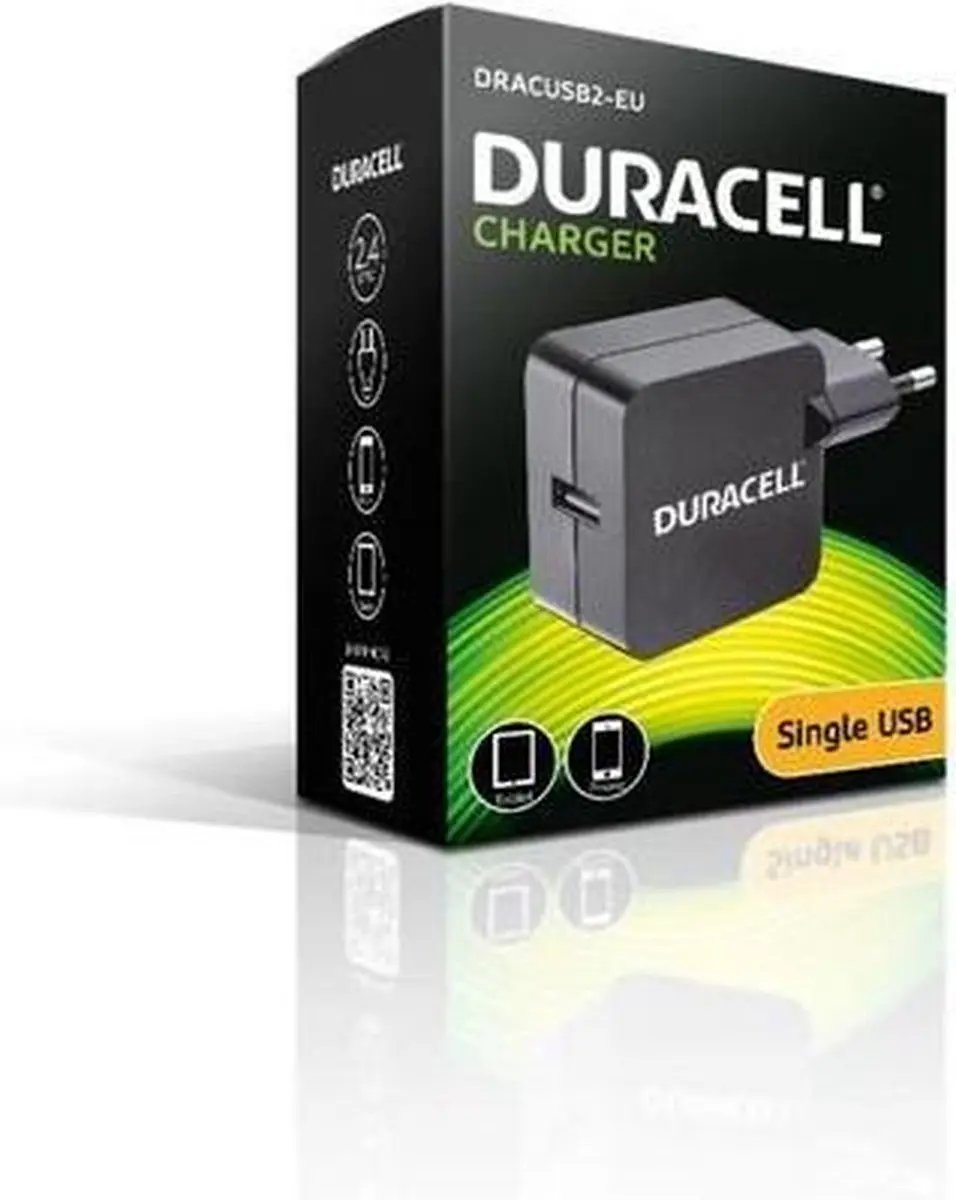 Duracell USB5012A USB-Kabel - Zwart