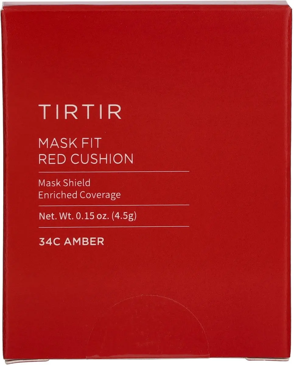 Tirtir Mask Fit Red Mini Cushion Foundation #34C Amber - 4.5g