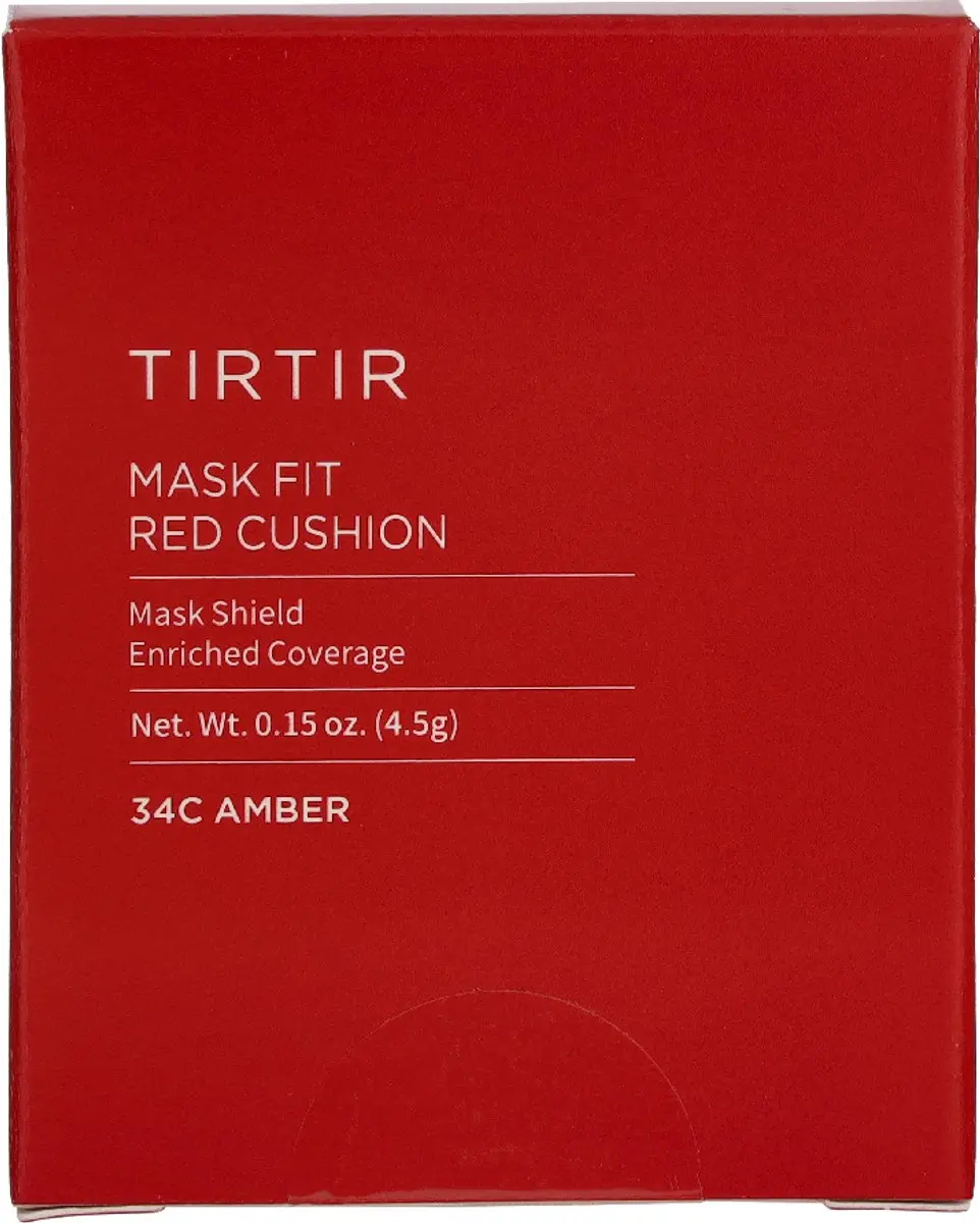 Tirtir Mask Fit Red Mini Cushion Foundation #34C Amber - 4.5g