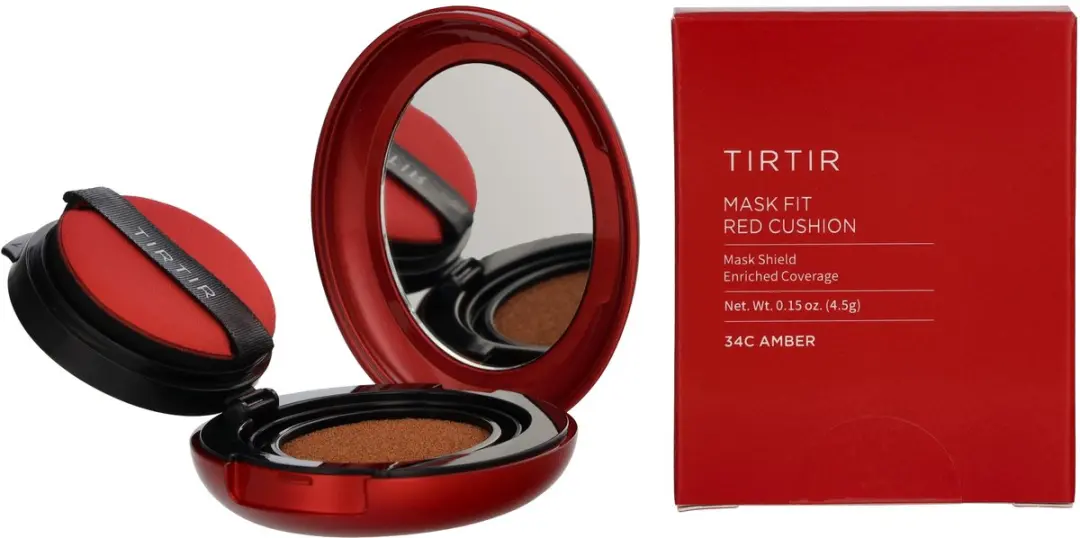 Tirtir Mask Fit Red Mini Cushion Foundation #34C Amber