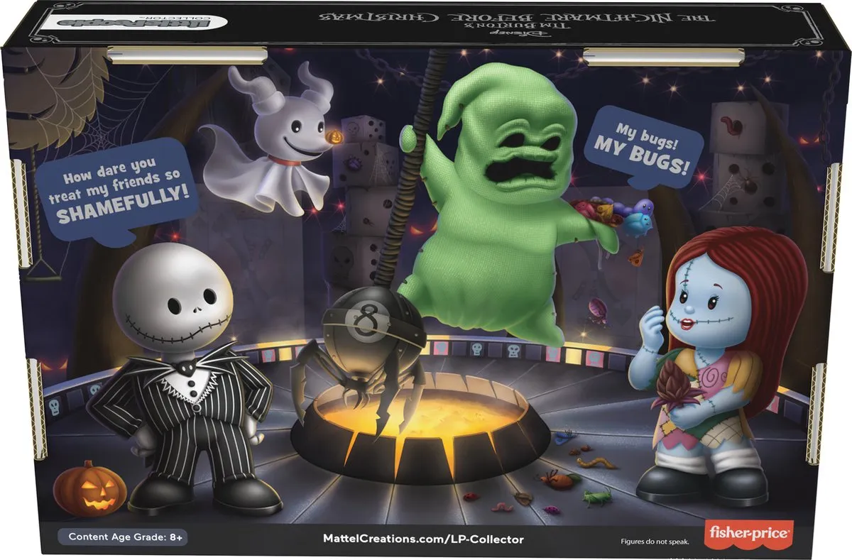 Fisher-Price Little People The Nightmare Before Christmas 4-Pack - HNW96 - Meerkleurig