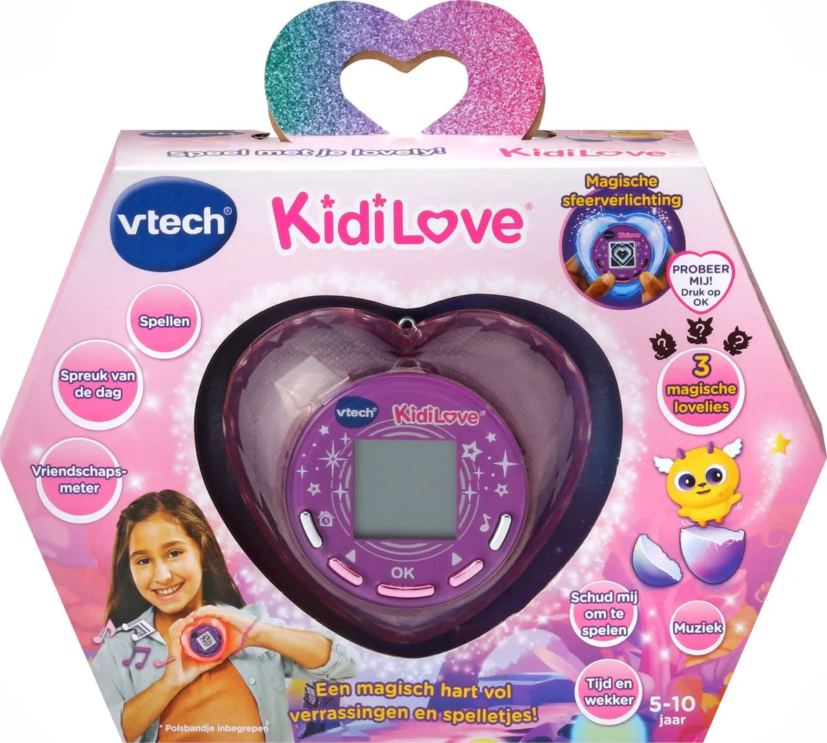 VTech KidiDreams Magisch Hart - Interactief Speelgoed - Roze - afbeelding 6 van 6