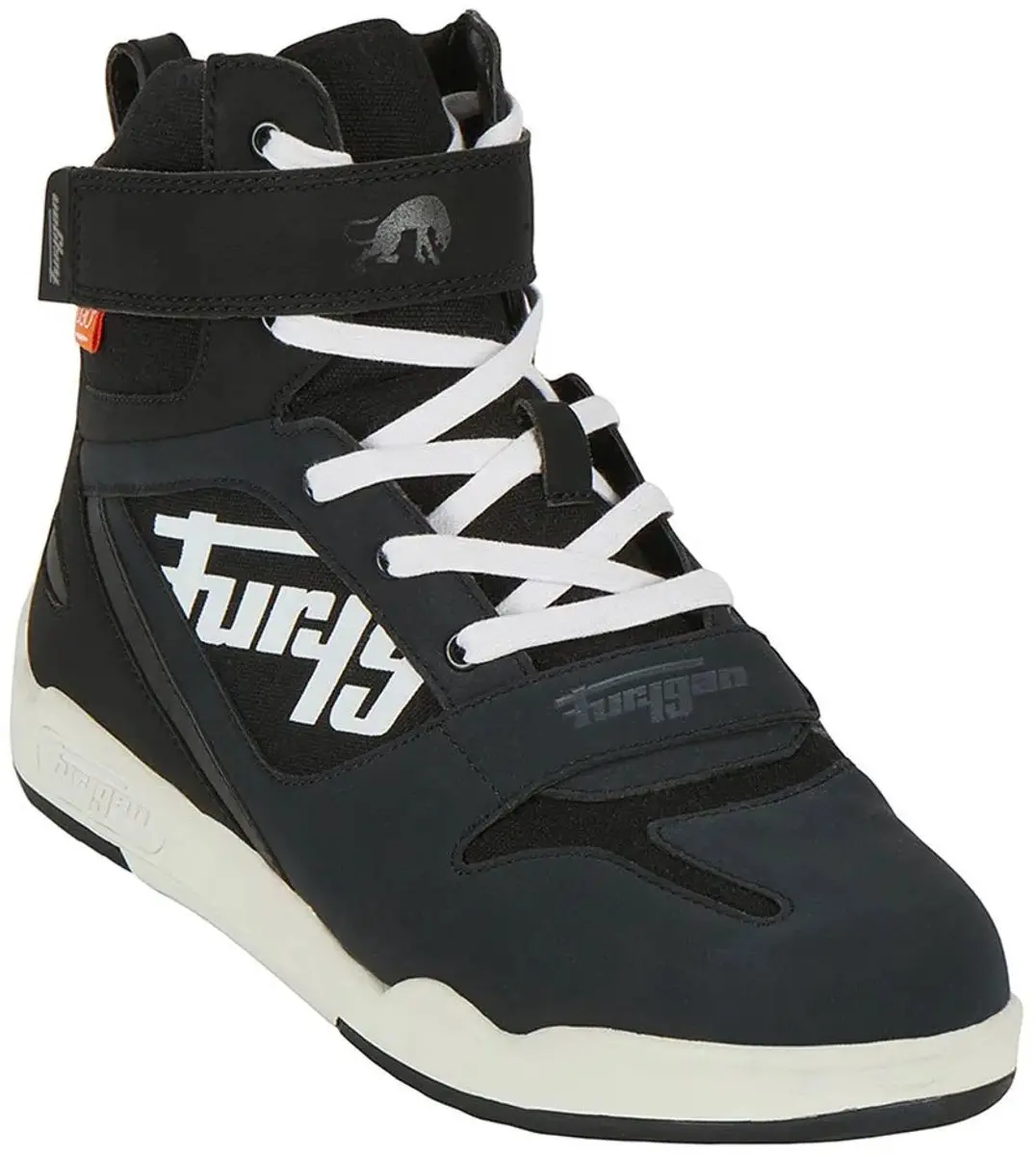 Furygan Get Down Motorschoenen 45 - Zwart/Wit - afbeelding 6 van 6