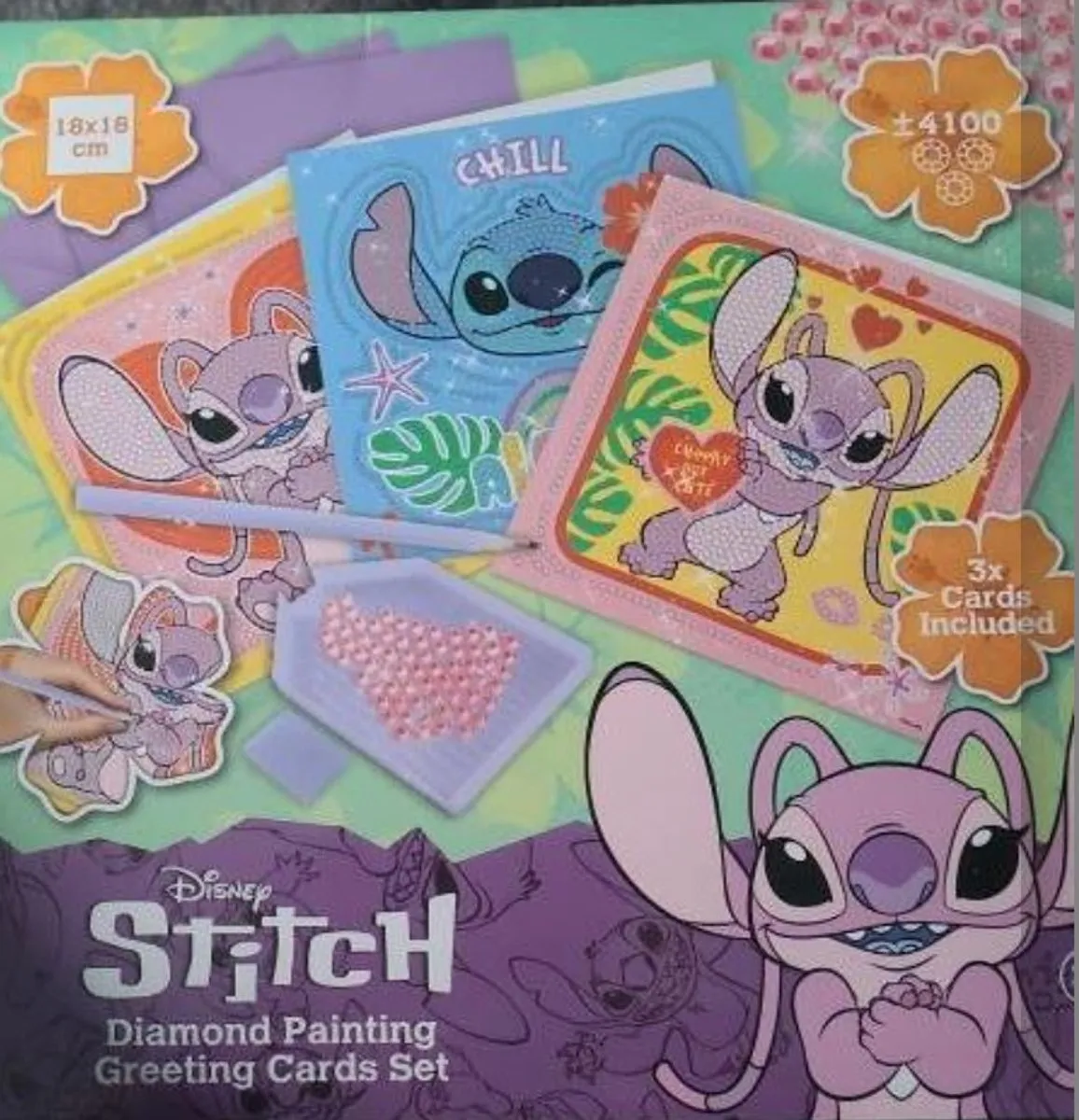 Disney Stitch Diamond Painting Set