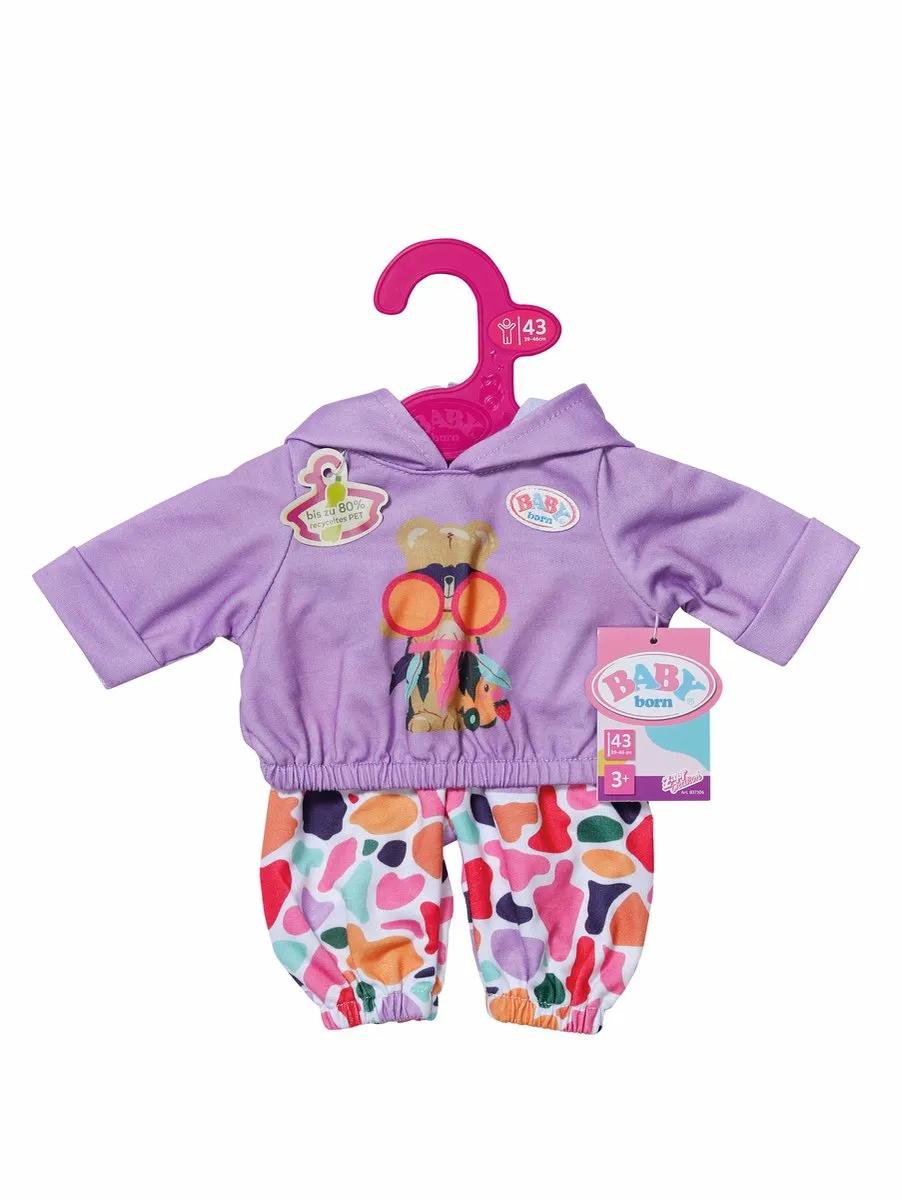 Baby Born Hoodie Outfit 43cm - Multicolor