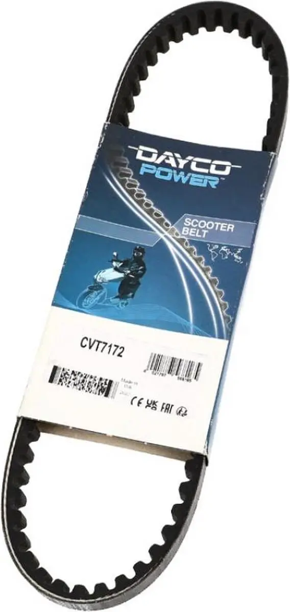 dayco aandrijfriem voor peugeot 50 zenith scooter 1994 tot 1998 nieuw