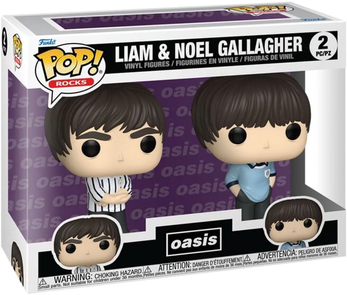Funko Oasis Liam & Noel Gallagher Rocks! 2er Pack Pop! Figuren