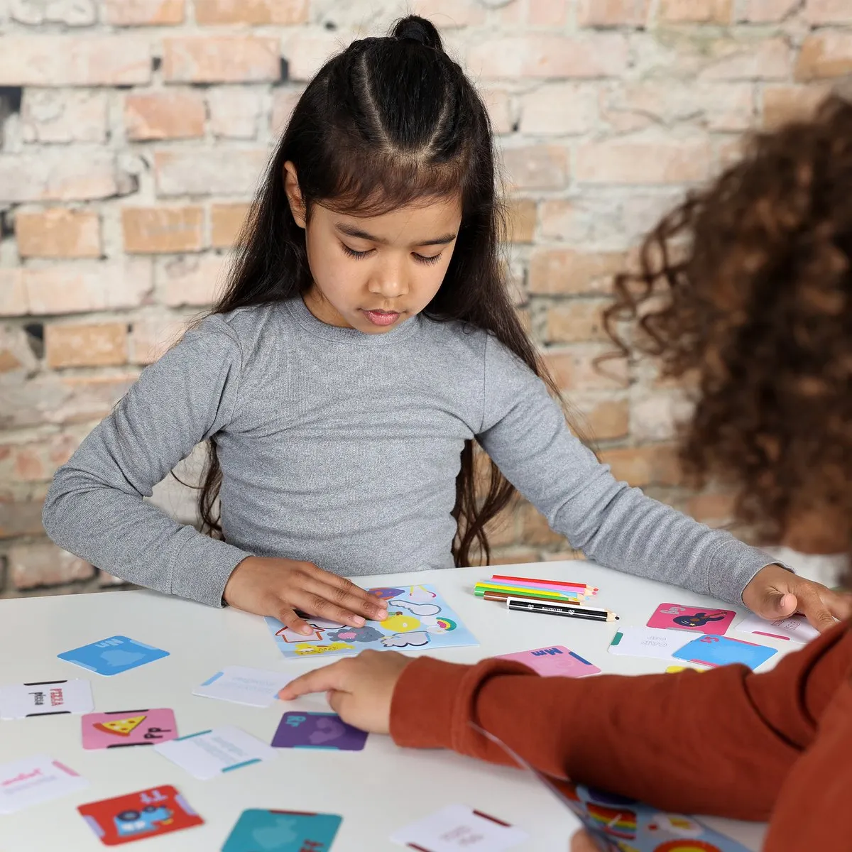 SES Creative Ik leer Engelse woorden Spel - 52 Kaarten & 8 Potloden