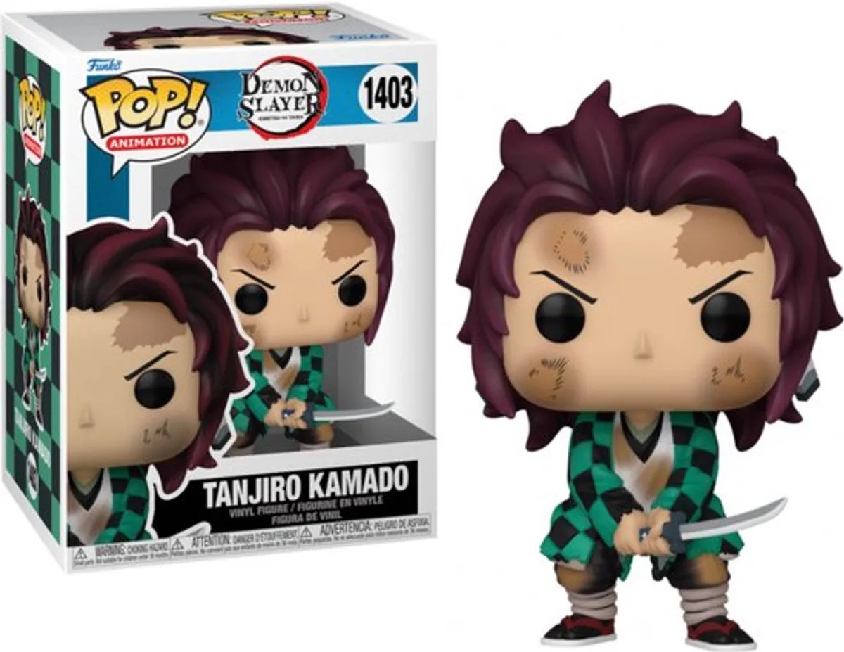 Funko Pop! Demon Slayer Tanjiro Kamado 72613 - Multicolor