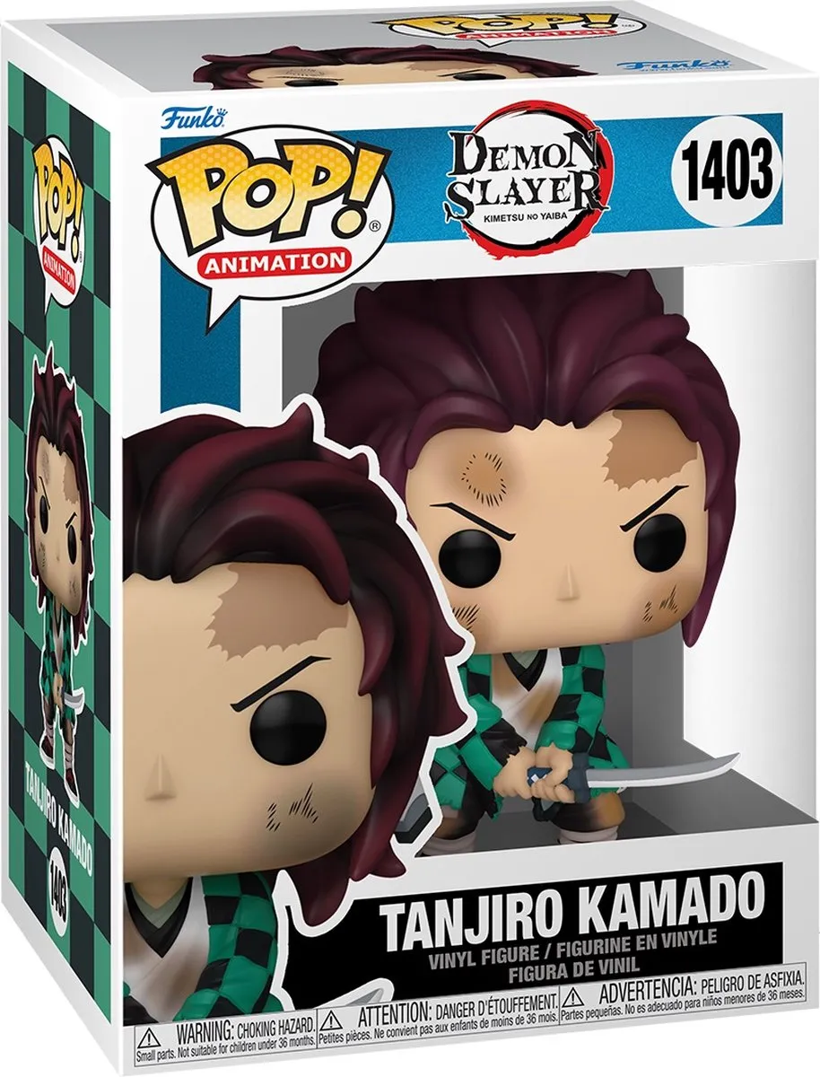 Funko Pop! Demon Slayer Tanjiro Kamado 72613 - Multicolor
