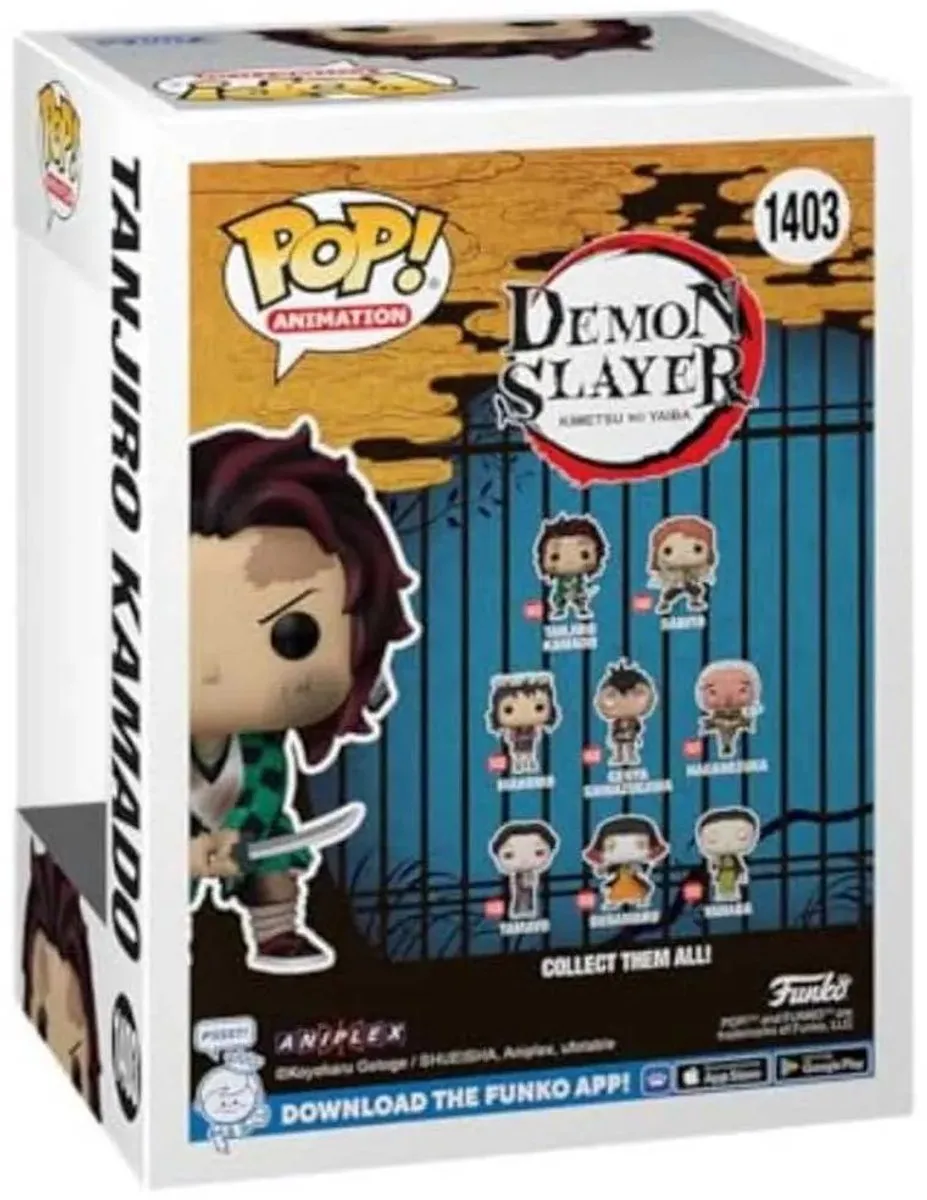 Funko Pop! Demon Slayer Tanjiro Kamado 72613 - Multicolor