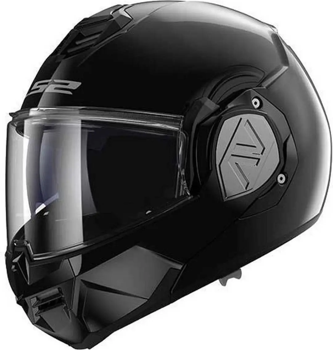 LS2 FF906 Advant Solid Gloss Zwart Systeemhelm L