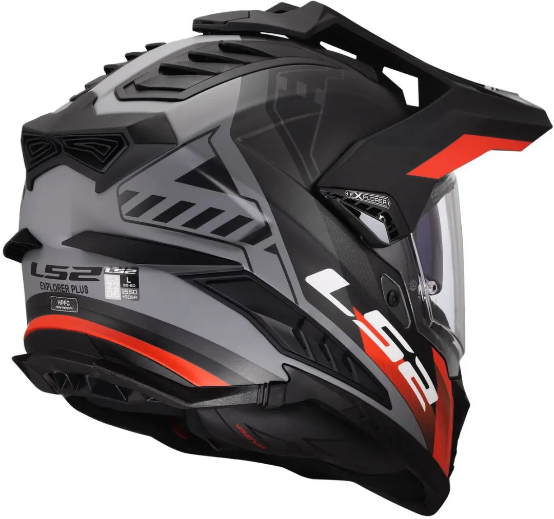LS2 Explorer Hexa MX701 Helm - M - Meerkleurig