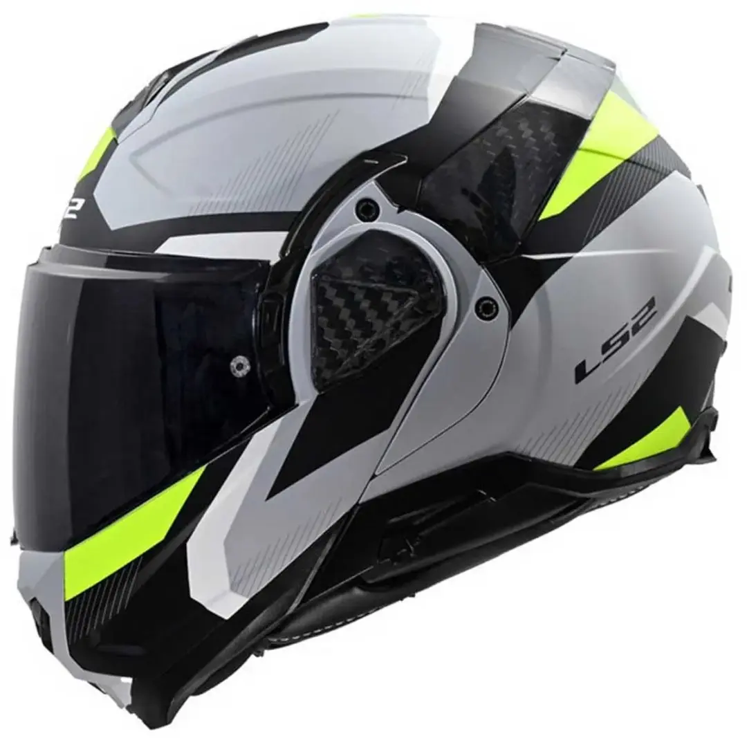 LS2 FF910 Advant II Systeemhelm - Triple Lichtgrijs