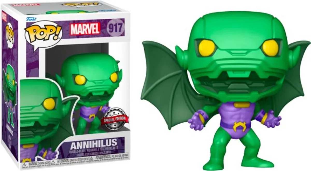 Funko Pop! Marvel Fantastic Four Annihilus #917 - Groene Special Edition