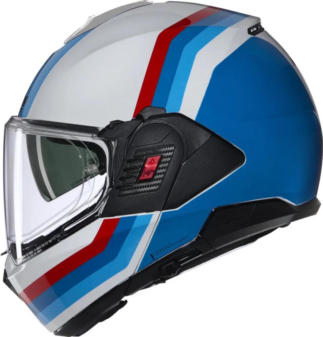 Nolan N120-1 Lineo 347 Systeemhelm - L - Blauw/Rood/Wit Glossy - afbeelding 5 van 6
