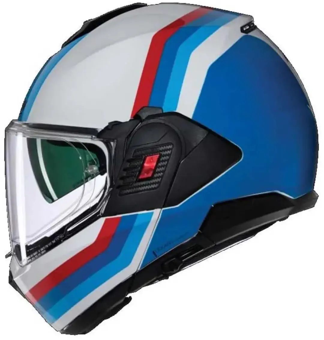 Nolan N120-1 Lineo 347 Systeemhelm - L - Blauw/Rood/Wit Glossy - afbeelding 3 van 6