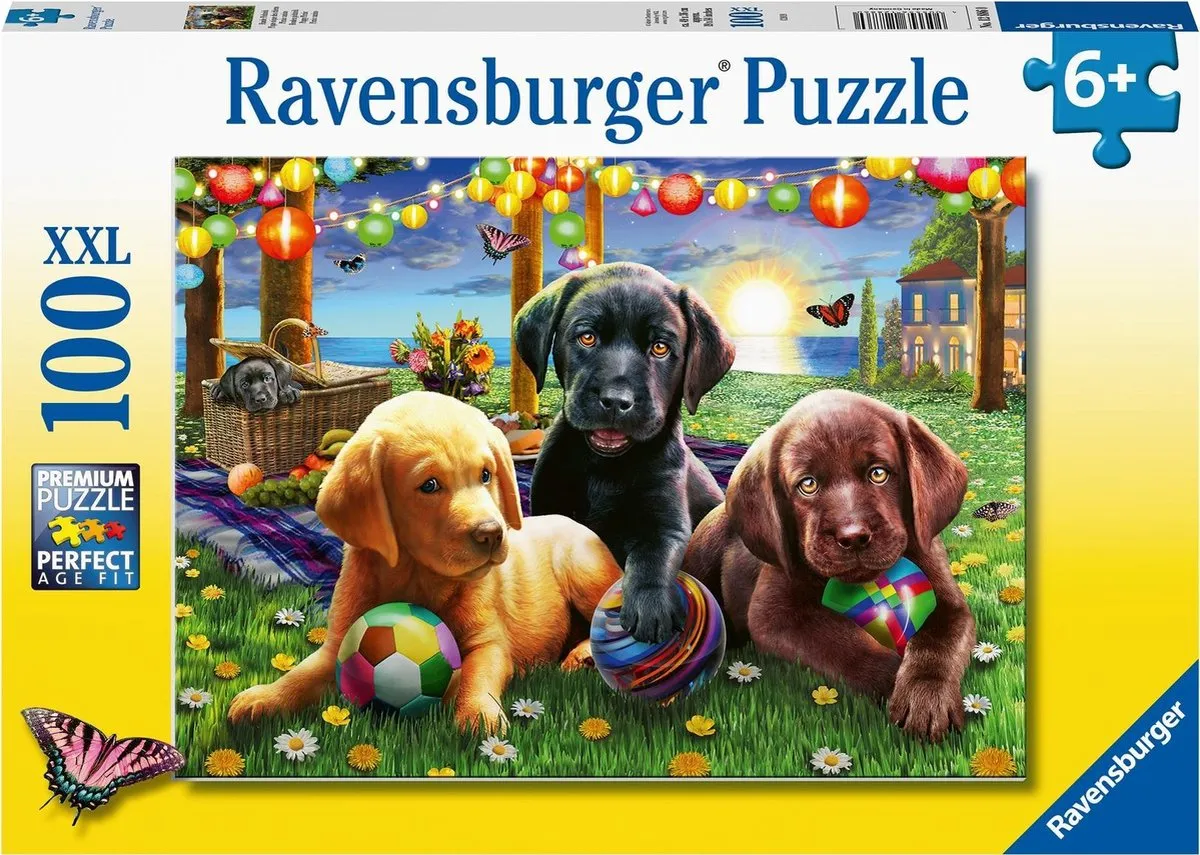 Ravensburger Honden Picknick Legpuzzel 100 Stuks