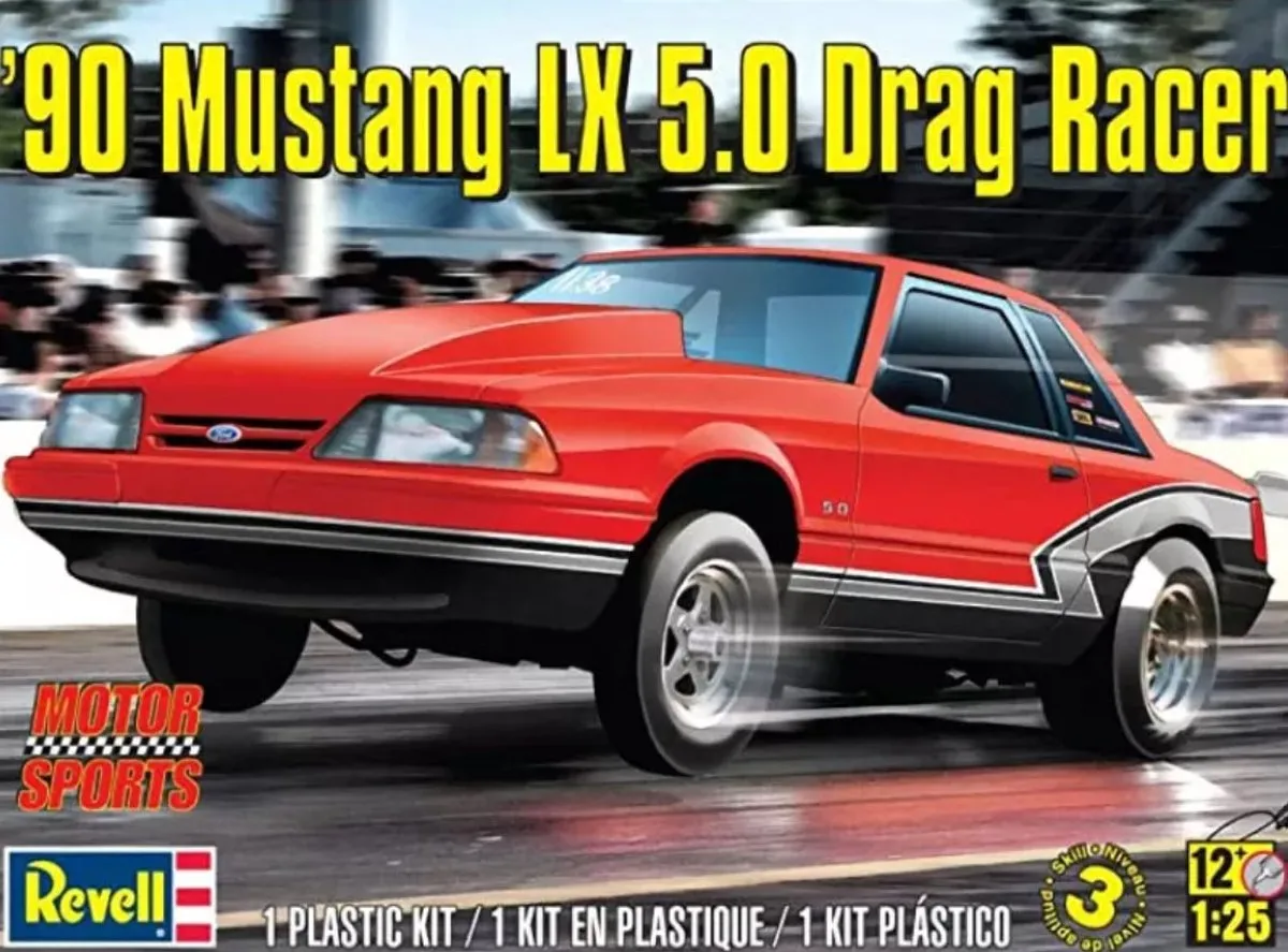 Revell 14195 90 Mustang LX 5.0 Drag Modelbouwpakket