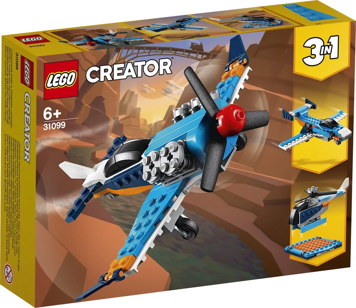 LEGO Creator Propellervliegtuig 31099