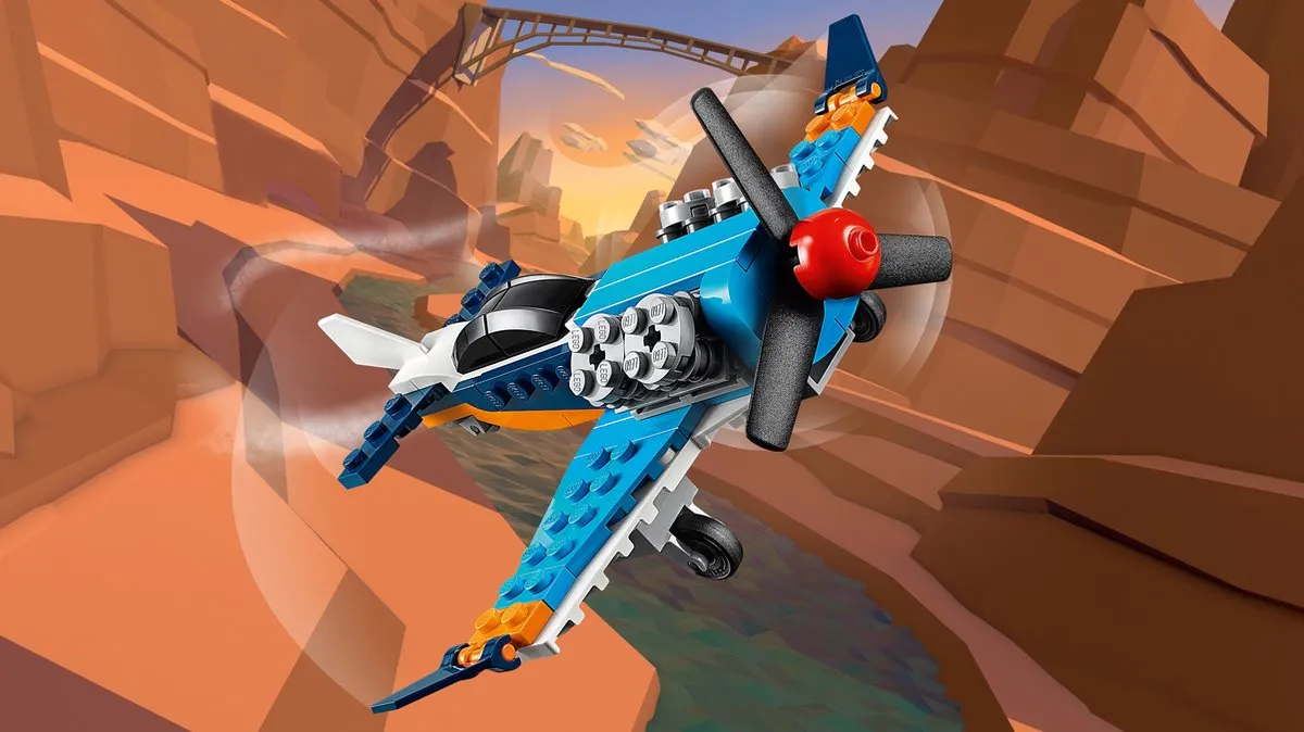 LEGO Creator Propellervliegtuig 31099 - Blauw