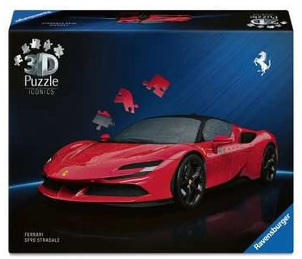 Ravensburger Iconics Ferrari SF90 Stradale 3D Puzzel - 163 Stukjes