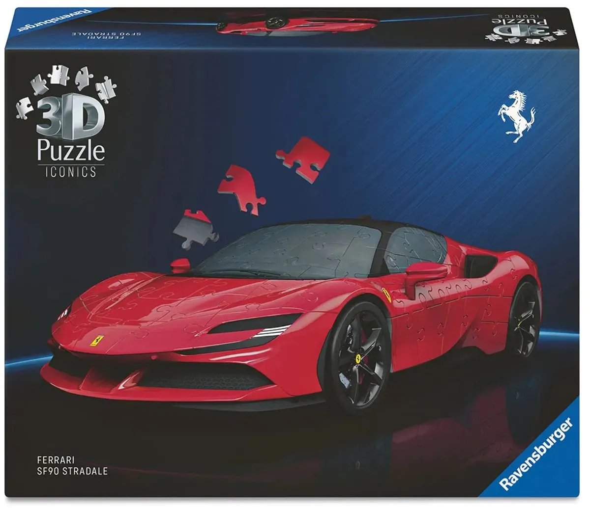 Ravensburger Iconics Ferrari SF90 Stradale 3D Puzzel - 163 Stukjes