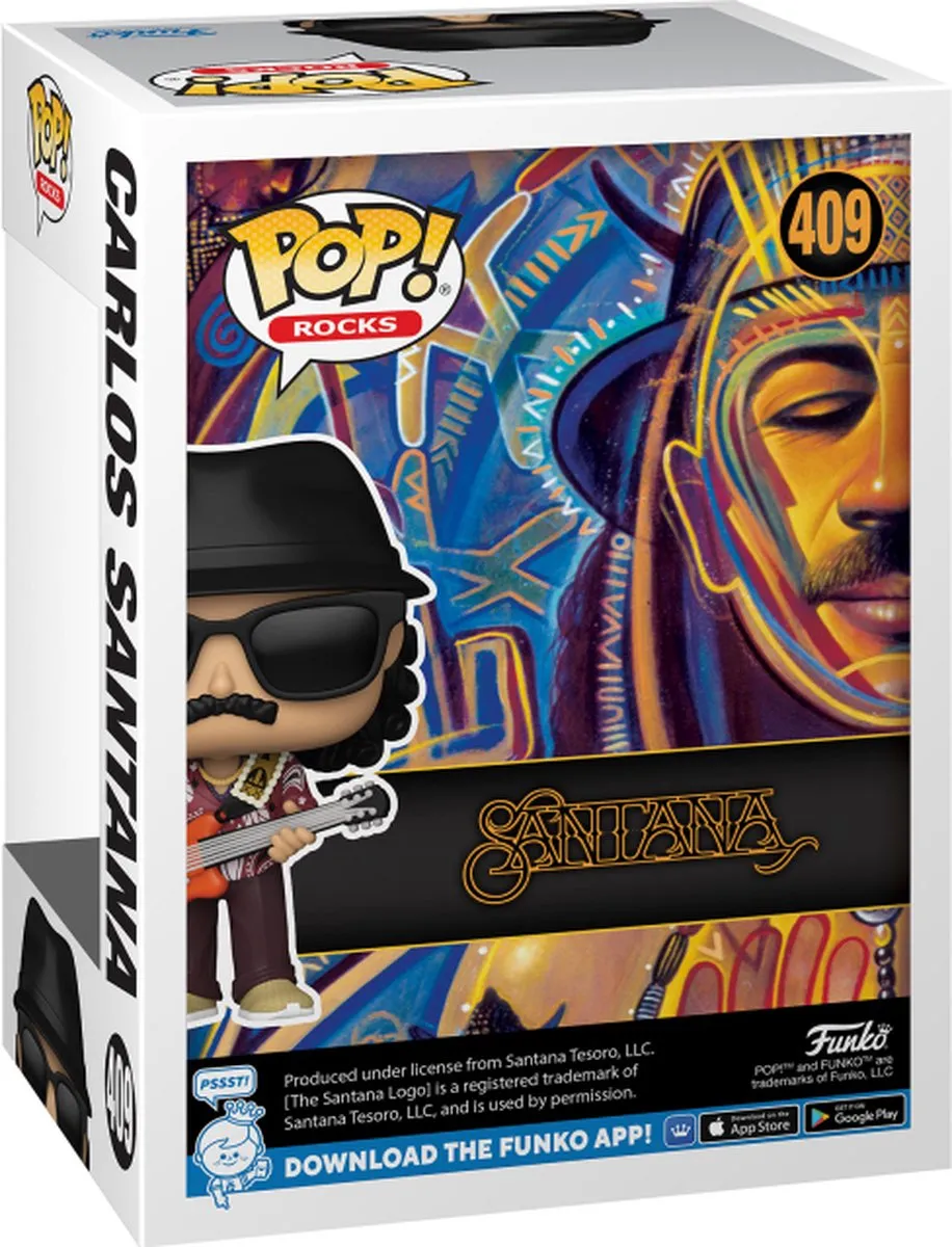 Funko Pop! Carlos Santana - Muziekfiguur 79712 - Multi - afbeelding 6 van 6
