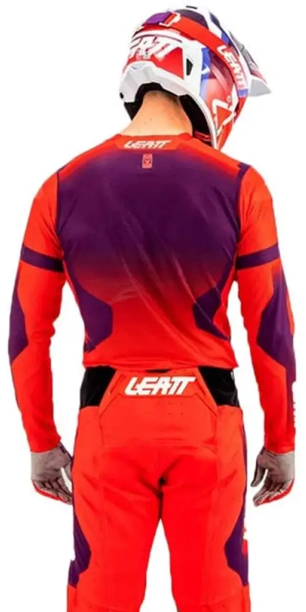 Leatt Moto 5.5 UltraWeld Motocross Jersey - L - Paars/Rood